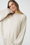 Super Soft Long Sleeve Sweater, FRENCH OAK MARLE