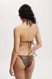 High Apex Slider Triangle Bikini Top, TEXTURED LEOPARD - alternate image 3