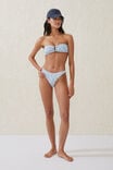 Refined High Side Brazilian Bikini Bottom, FLORAL FRAISE - alternate image 1
