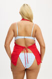 Isla Knit Halter Top, SCARLET - example image 3