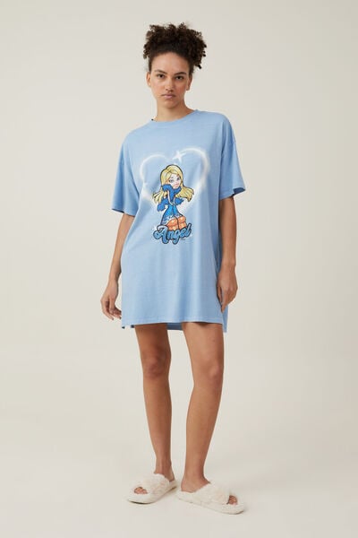 90S Graphic T-Shirt Nightie, LCN BTZ / BRATZ ANGEL