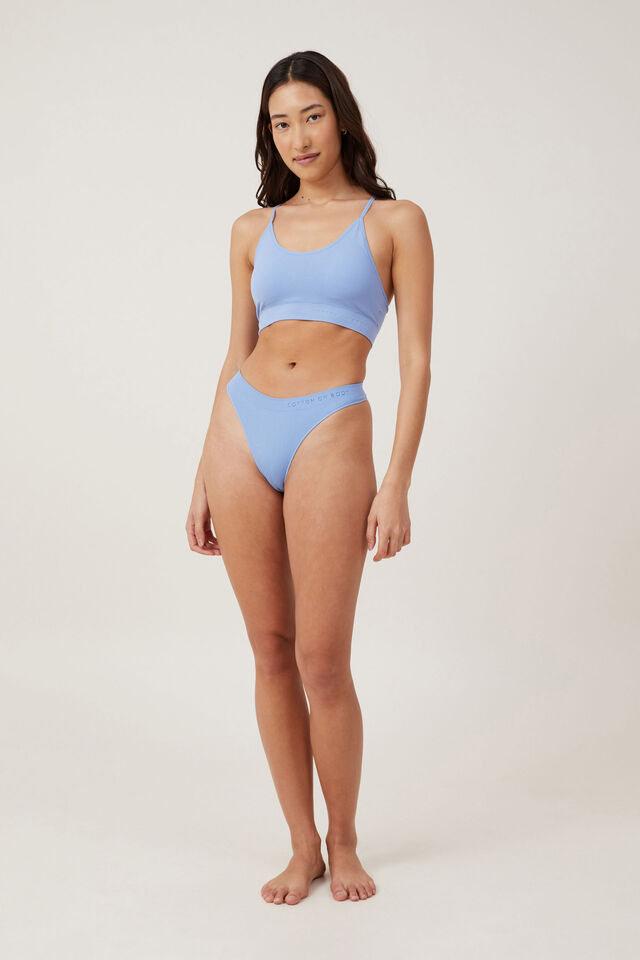 Women's bra Swimsuit Bikini ​Seamless Longline Pullover Bralette