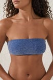 Bandeau Bikini Top, LAPIS BLUE METALLIC - alternate image 2