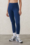 Ultra Luxe Mesh Panel 7/8 Tight- Asia Fit, NAVY PEONY - alternate image 2