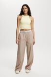 Woven Active Tie Up Pant, WHITE PEPPER - alternate image 1