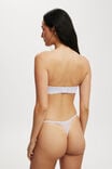 Everyday Lace Strapless Push Up 2 Bra, WASHED THISTLE - alternate image 3