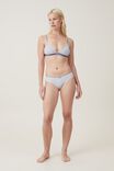 Everyday Lace Triangle Padded Bralette, ARCTIC ICE - alternate image 4