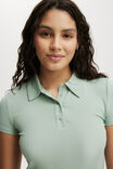 Sleep Recovery Polo Top, WASHED MINT - alternate image 2