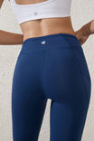 Ultra Luxe Mesh Panel 7/8 Tight- Asia Fit, NAVY PEONY - alternate image 4