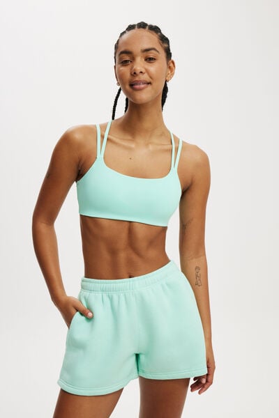 Strappy Sports Crop, ICE GREEN