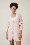 Bow Tie Knit Cardi, TENDER TOUCH PINK MARLE - alternate image 1