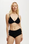 Rara Ruffle Cheeky Brief, BLACK - alternate image 4