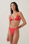 Micro Slider Triangle Bikini Top, LOBSTER RED - alternate image 1