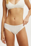 Cotton Pointelle Bikini Brief, BUTTERSCOTCH MARLE - example image 2