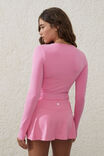 Ultra Soft Fitted Long Sleeve Top, FRENCH PINK - alternate image 3