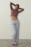 Ultra Soft Fitted Long Sleeve Top, DEEP TAUPE - alternate image 4
