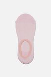 Mesh Grip Invisible Sock, PINK ALMOND
