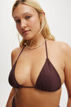 Slider Triangle Bikini Top, WILLOW BROWN SHIMMER - example image 2