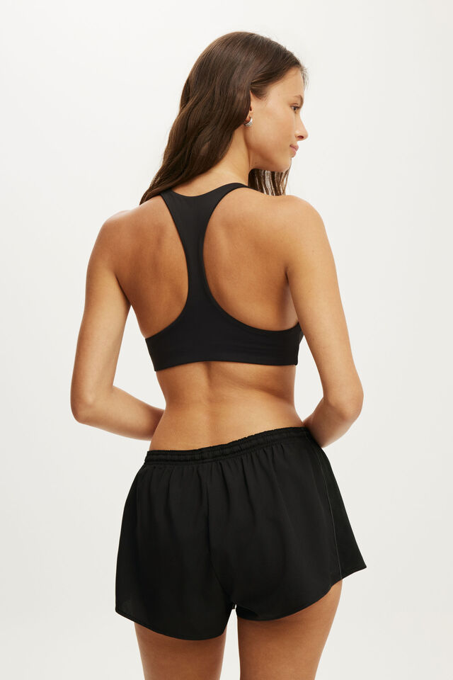 Ultra Move Racer Back Crop, BLACK/ICON