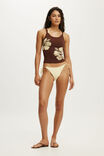 The Resort Rib Graphic Tank, HIBISCUS TOFFEE BEAN - example image 4