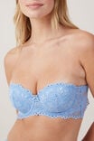 Butterfly Lace Strapless Push Up2 Bra, DREAM CLOUD - alternate image 2