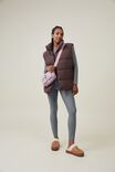 The Recycled Mother Puffer Vest 2.0, CEDAR BROWN - alternate image 4