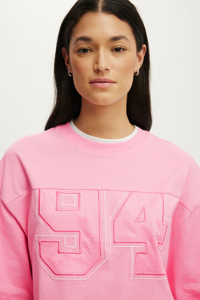 Active Double Layered Tee, PRISM PINK/ATHLETICA