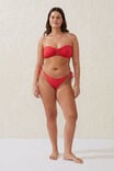 U Front Bandeau Bikini Top, LOBSTER RED - alternate image 4