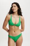 High Apex Bikini Top, PALM LEAF CRINKLE - alternate image 1