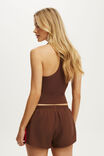 Move Active Woven Short, CHESTNUT/CHARGED RED - example image 3