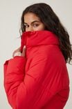 The Recycled Cropped Mother Puffer 2.0, APRES RED - alternate image 2