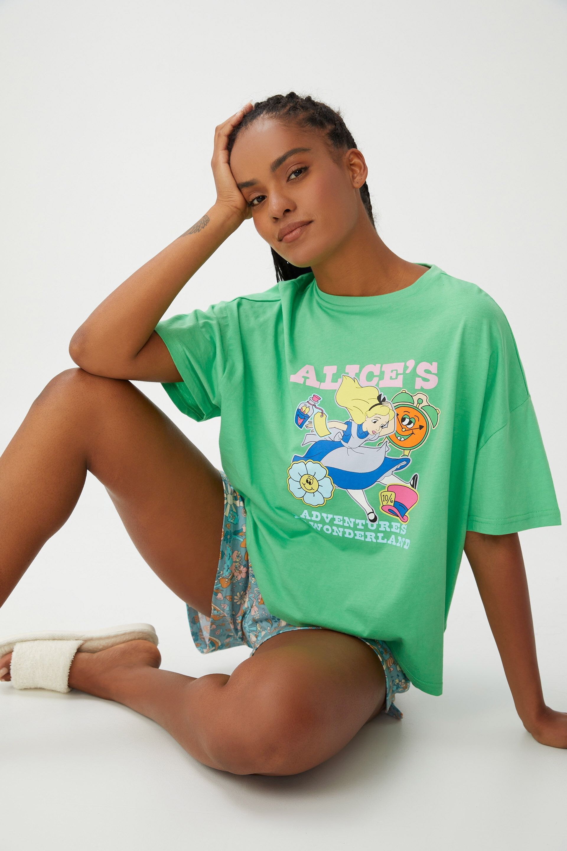 Gifts Gifts For Her | Oversized Jersey Bed Tee - CR41410