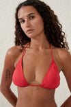 Slider Triangle Bikini Top, LOBSTER RED - alternate image 2
