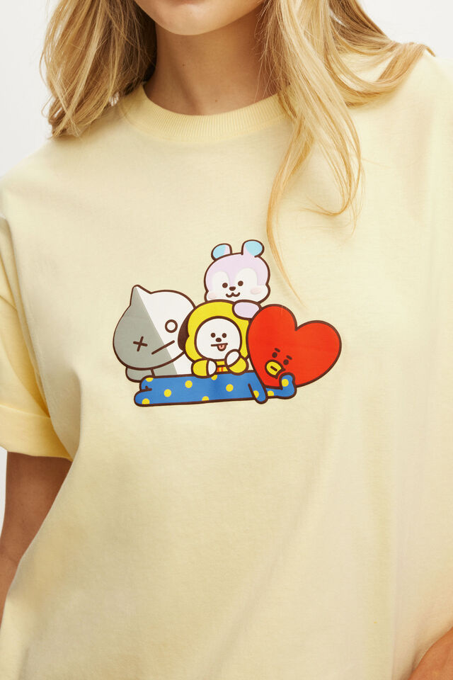 BT21 Active Graphic Tee, LCN BT21/LEMON ICING