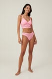 Stretch Lace Thong Brief, PINK SORBET - alternate image 1