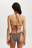 Slider Triangle Bikini Top, WILLOW BROWN CRINKLE STRIPE - alternate image 3