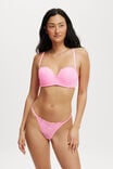 Everyday Lace Strapless Push Up 2 Bra, PINK HEAVEN - alternate image 1