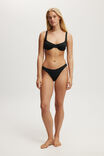 Underwire Balconette Bikini Top, BLACK - alternate image 4