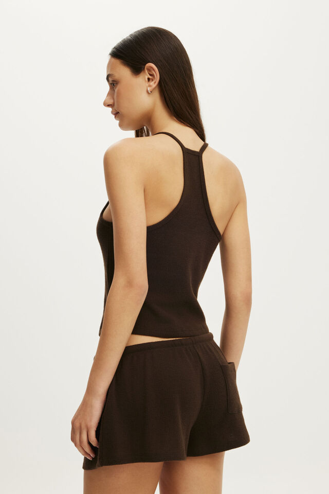 Super Soft Waffle Cami, TOFFEE BEAN