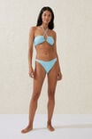 Refined High Side Brazilian Bikini Bottom, PARADISE BLUE LACE - alternate image 1