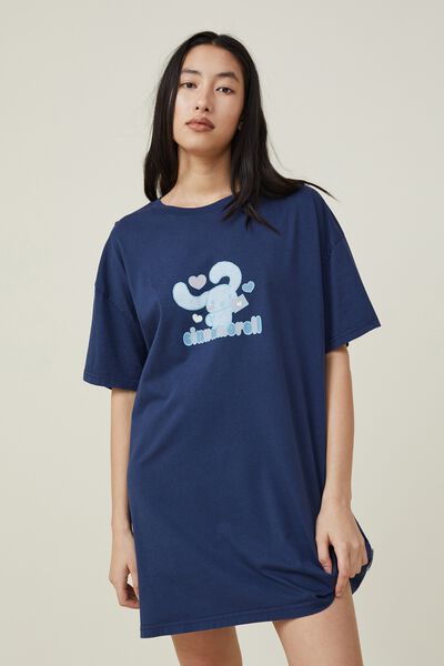 90S T-Shirt Nightie, LCN SAN/CINNAMROLL LOVE LETTER NIGHTIE