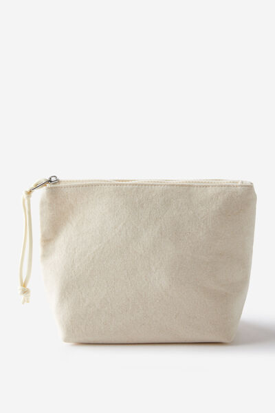 Body Canvas Bikini Bag, NATURAL