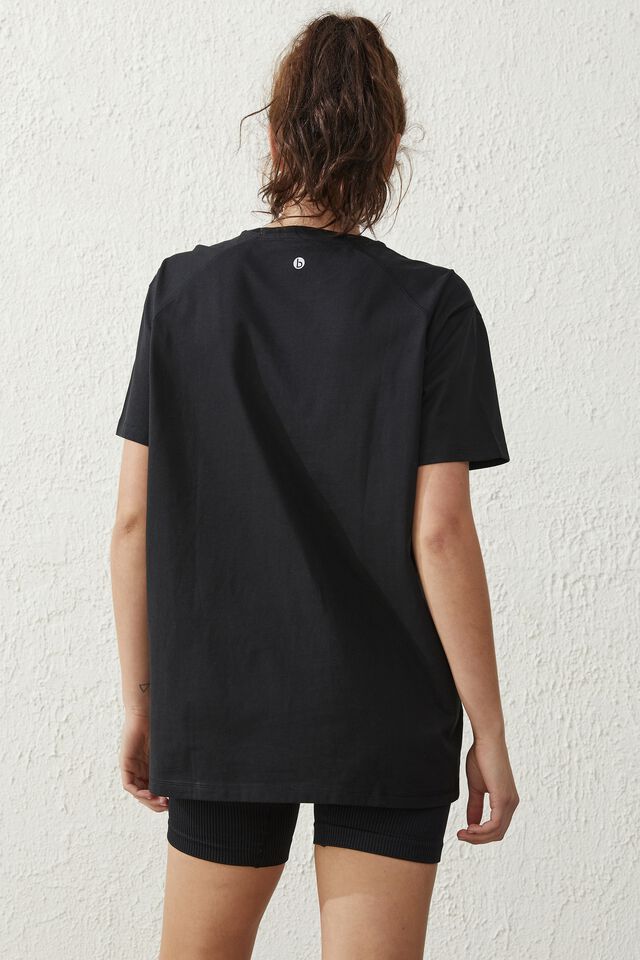 Camiseta - Active Graphic Tshirt, BLACK