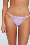 Ultimate Comfort Lace Tanga G String Brief, PINK ORCHID