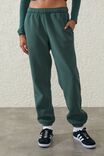 Plush Essential Gym Trackpant, HOLLY GREEN - alternate image 2