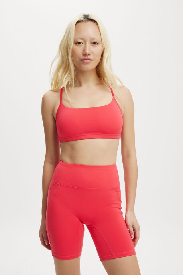 Workout Yoga Crop, FRENCHIE RED