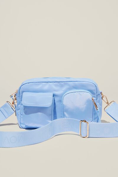 Active Crossbody Bag, SILKY BLUE
