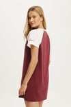 Relaxed Graphic T-Shirt Nightie, LCN LIN/LINE FRIENDS LOVE BROWN - example image 3