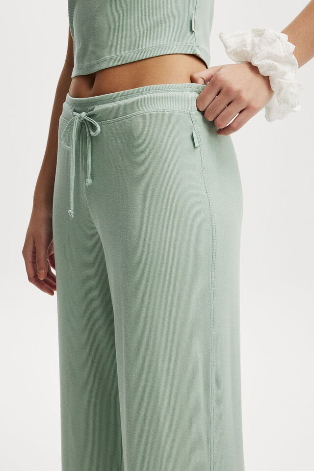 Sleep Recovery Asia Fit Wide Leg Pant, WASHED MINT