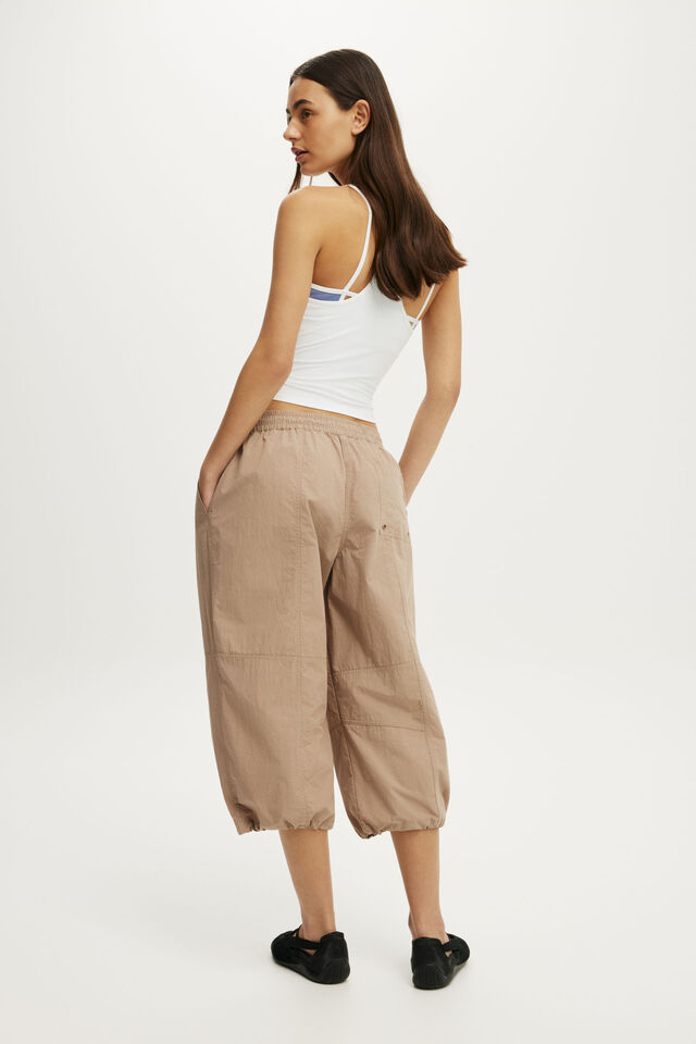 Utility Capri Pant, LATTE
